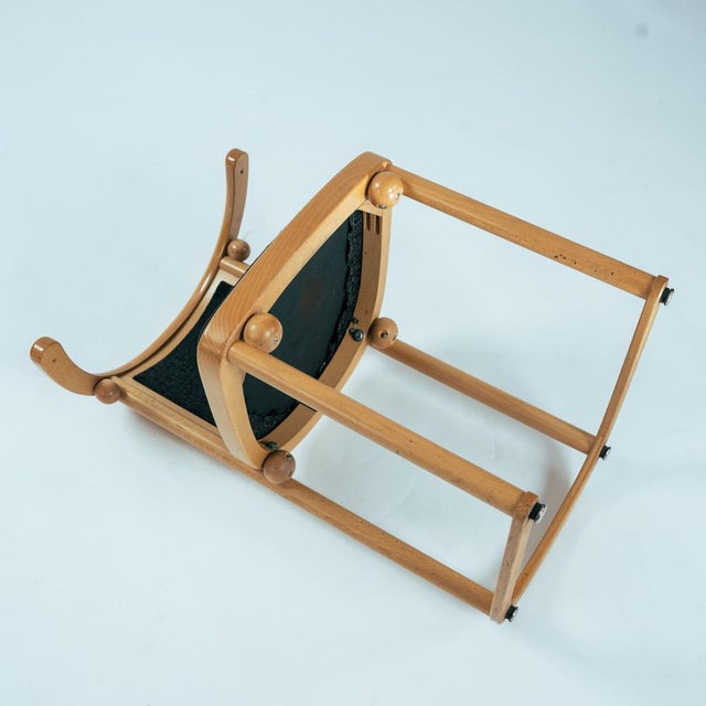 Art Nouveau Fledermaus Chairs by Josef Hoffmann for Wittmann, 1980s, Set of 3 For Sale - Image 18 of 18