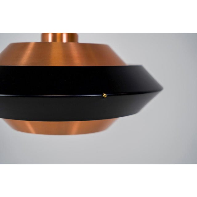 Copper & Black Pendant Light For Sale - Image 10 of 13