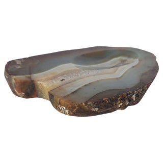 Vintage Italian Agate Ashtray, 1970 For Sale