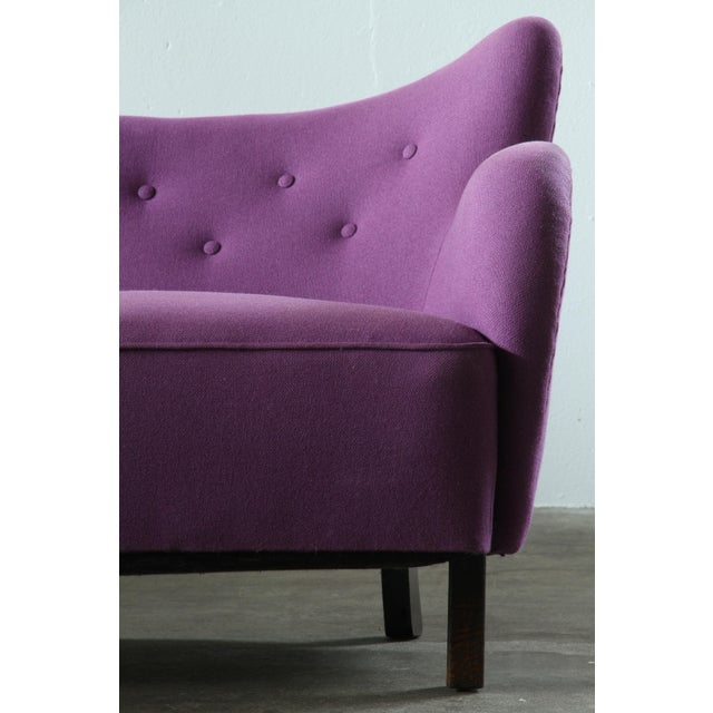 Danish Club Sofa by Fritz Hansen & Flemming Lassen, 1930s For Sale - Image 16 of 18