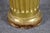 Wood Fantastic Fluted Ionic Giltwood Columnal Italian Marble Top Pedestal For Sale - Image 7 of 7