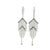 Casato Gioielli Italian 18k White Gold Diamond Art Deco Revival Chandelier Earrings, Pair For Sale In Miami - Image 6 of 13