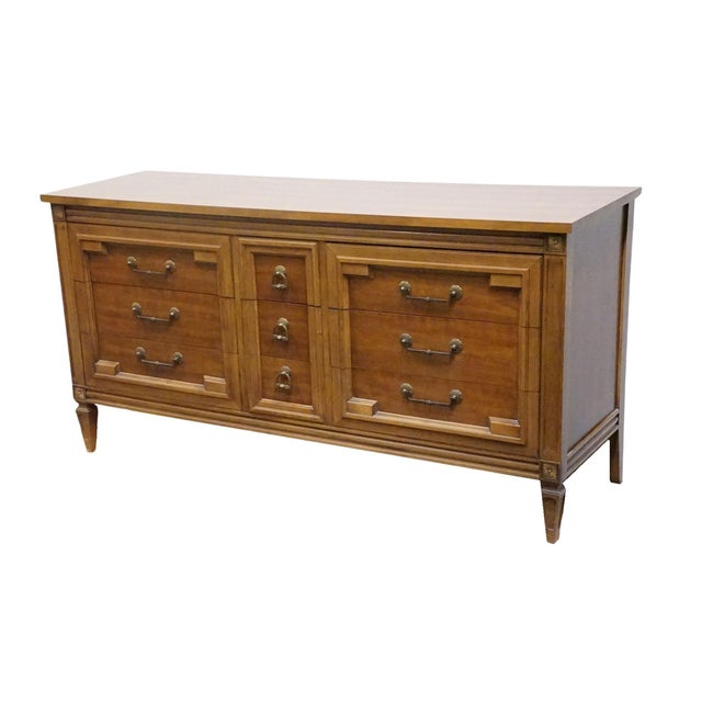 Thomasville Thomasville Furniture Milano Collection Italian Mediterranean Style 64" Triple Dresser 532-4 For Sale - Image 4 of 15