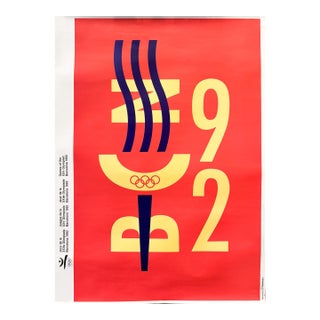 1992 Barcelona Olympic Poster, BCN 92 - Quim Nolla For Sale