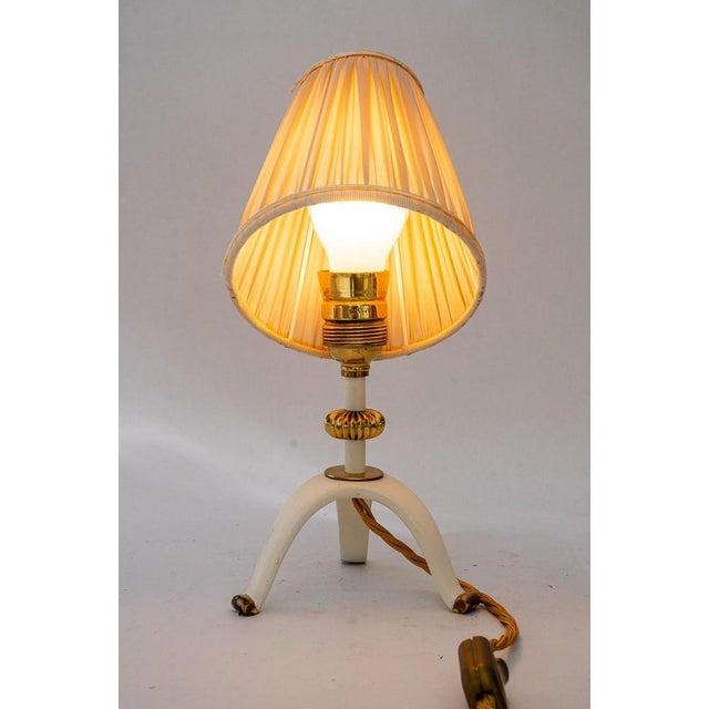 Table Lamp with Fabric Shade by Rupert Nikoll, Vienna, Austria, 1960s For Sale - Image 10 of 14