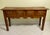 Antique Farmhouse Console Table Handcrafted Rustic Credenza Vintage Country For Sale - Image 11 of 17