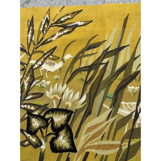 Modern French Aubusson Tapestry by Rene Fumeron, 1950s For Sale - Image 16 of 18