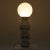 Metal Carlo Nason Mid Century Murano Glass Lamp For Sale - Image 7 of 12