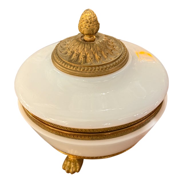 Opaline Glass Candy Dish For Sale