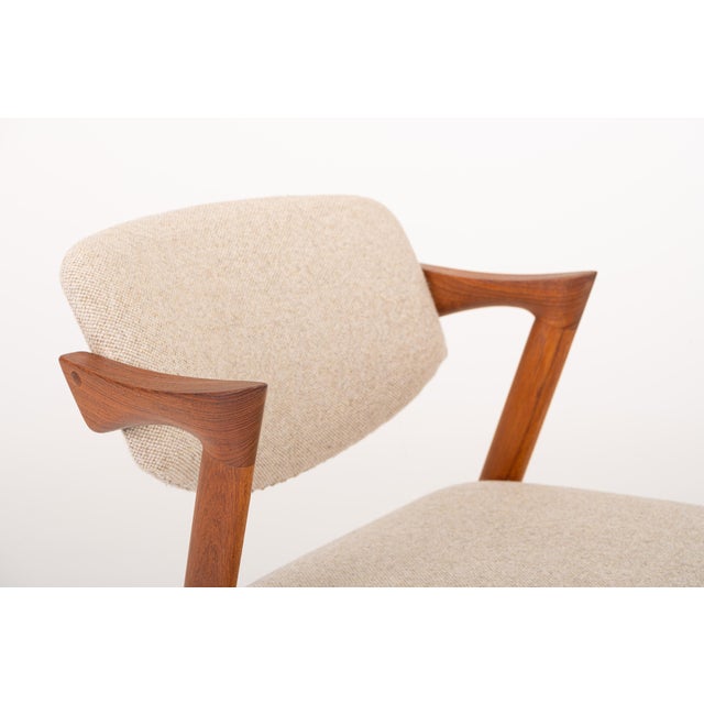 Beige Chair from Schou Andersen, 1960s For Sale - Image 8 of 12