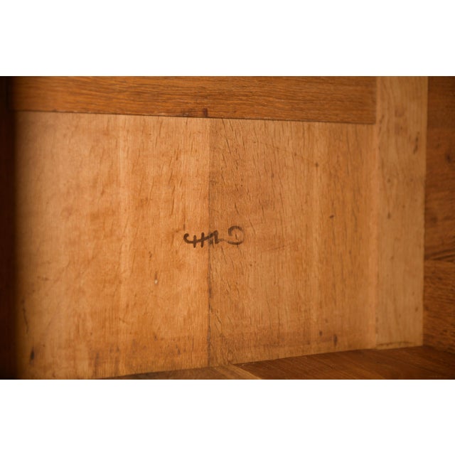 Oak and Wrought Iron Buffet by Charles Dudouyt, 1940s For Sale - Image 4 of 11