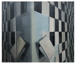 Lison Favarger, Réminiscence II, Oil on Canvas, Framed