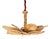 Leaf Rattan Pendant Light For Sale