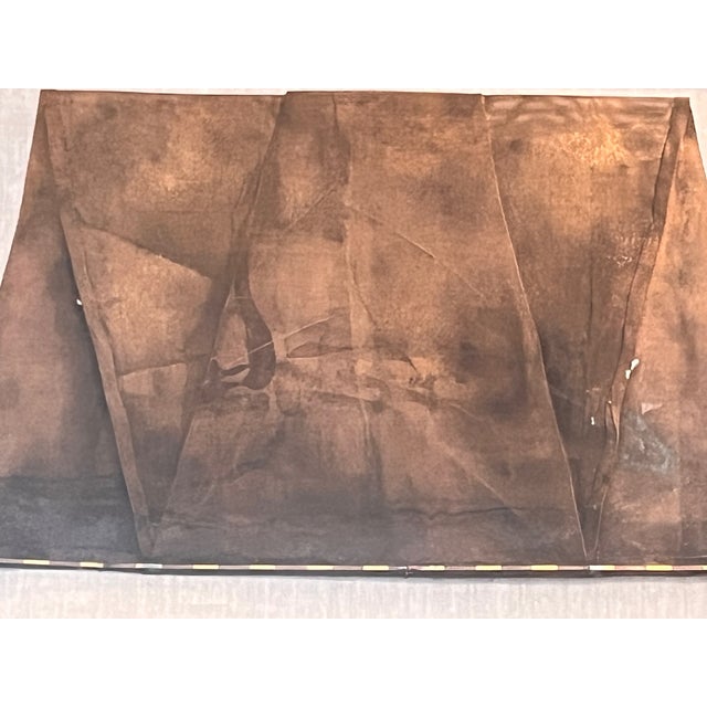 Mid 20th Century Nance O'Banion Signed Studio Fiber Art Shadowbox Framed Woven Mesh Sculpture For Sale - Image 6 of 9