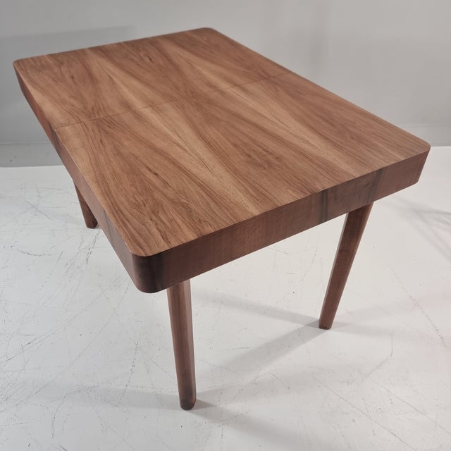 Art Deco Dining Table in Walnut, 1960s For Sale - Image 10 of 16