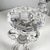 Art Deco Pair Crystal Candle Holders Scalloped Fleur De Lis Austria For Sale In San Diego - Image 6 of 12