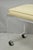 Mid-Century Modern Vintage Mid Century Modern Clear Lucite Waterfall Vanity Bench Stool on Wheels For Sale - Image 3 of 8