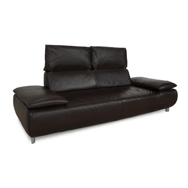 Volare 3-Seater Sofa in Dark Brown Leather from Koinor For Sale - Image 4 of 15