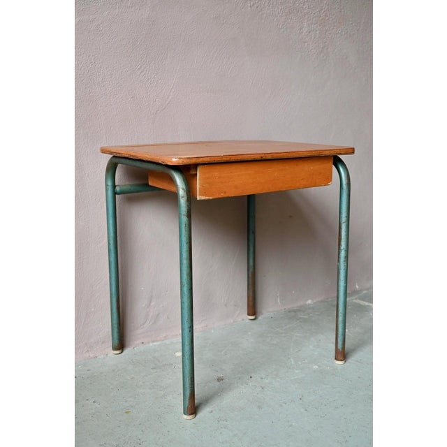 Mid-Century Modern Children's Desk and Chair, 1950s, Set of 2 For Sale - Image 6 of 18