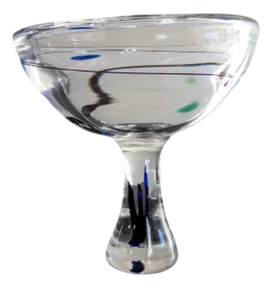 Swedish Art Glass Bowl by Vicke Lindstrand for Kosta, 1950s