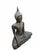Mid 20th Century Vintage Thai Gilt Bronze Seated Buddha Sculpture in Earth-Touching Mudra For Sale - Image 5 of 10