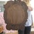 Wood Gothic Carved Oak Oval Mirror For Sale - Image 7 of 7