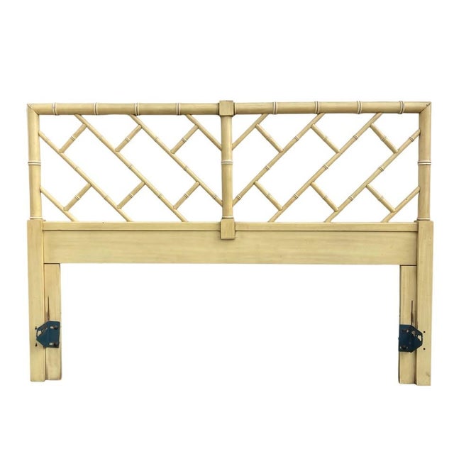 Brown Vintage Henry Link Bali Hai 5-Piece Bedroom Set | Faux Bamboo For Sale - Image 8 of 10