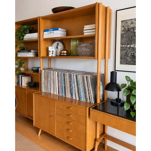 I am offering a set consisting of 3 shelving units and a desk from the modular Monti 300 furniture system, designed by...