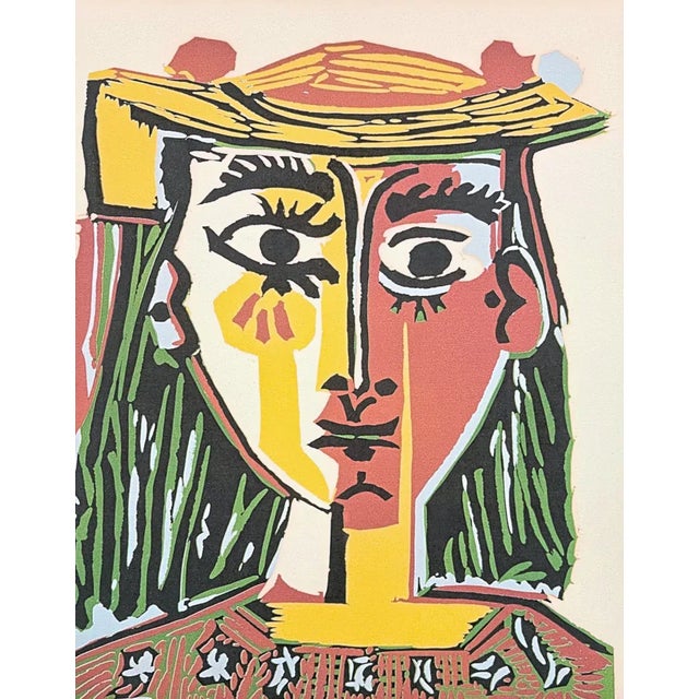 1970s After Pablo Picasso, Cubist Female Portrait, Print For Sale - Image 5 of 6
