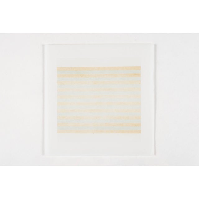 Agnes Martin Limited Edition Lithograph Print Set of 10, Minimalist Abstract Wall Art, 1990s For Sale - Image 15 of 18