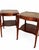 Early Twentieth Century Mahogany and Leather-Top Library Single Shelf Federal Style Side Tables, a Pair For Sale - Image 13 of 14