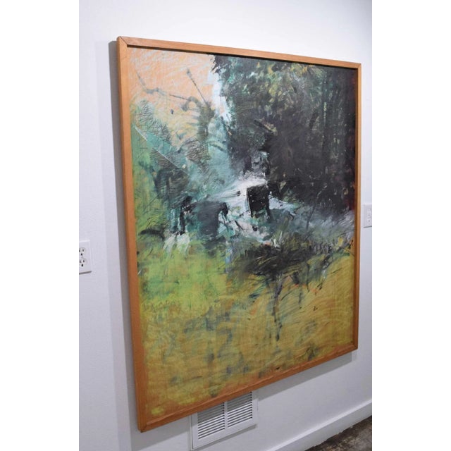 Black Stanislaw Kozlowski Mixed Media on Panel For Sale - Image 8 of 9