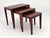 Severin Hansen Nesting Tables in Rosewood by Severin Hansen for Haslev Møbelsnedkeri, Denmark, 1960s, Set of 3 For Sale - Image 4 of 14
