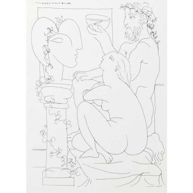 Pablo Picasso Vintage Pablo Picasso Vollard Suite Print 1956 For Sale - Image 4 of 5