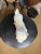 Antique French Bulldog Sculpture | Early 20th Century Plaster & Metal Figure, Circa 1910–1920 For Sale - Image 9 of 12