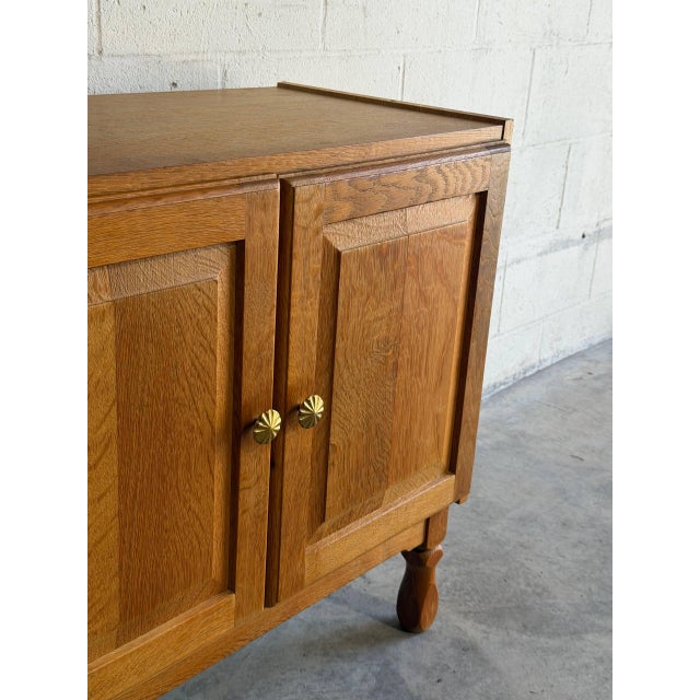 Brown Danish Oak Small Storage Cabinet Mid-Century Modern 1970s For Sale - Image 8 of 10