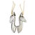 Brass Large Pair of Mid-Century Modern Anodized Aluminum Gazelle Wall Sculptures by Pendergrast Products, San Francisco For Sale - Image 8 of 9