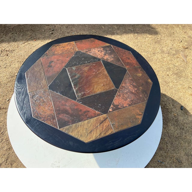 Vintage Modern Brutalist Stone Coffee Table Attributed to Paul Kingma For Sale - Image 15 of 18
