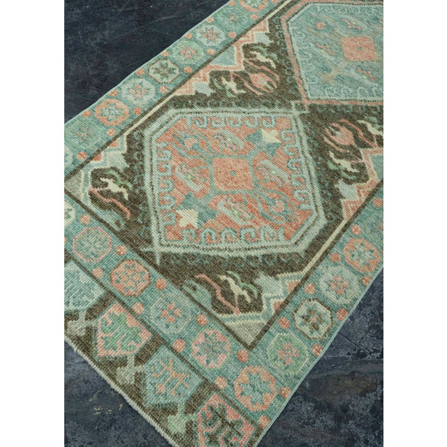 Turkish Turkish Oushak Rug 2'10" x 20' #20092 For Sale - Image 3 of 8