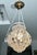 Gold Sherle Wagner Crystal Beaded Basket Pendant Chandelier With Beaded Canopy For Sale - Image 8 of 18