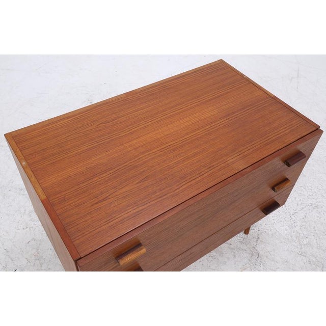 Wood Mid-Century Teak Chest of Drawers, 1960s For Sale - Image 7 of 14