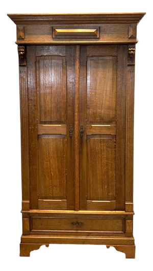 Antique Oak Wardrobe or Cabinet