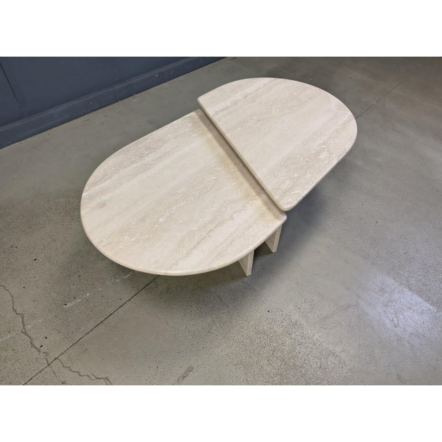 Stone Vintage Travertine Coffee Tables, 1970s, Set of 2 For Sale - Image 7 of 10