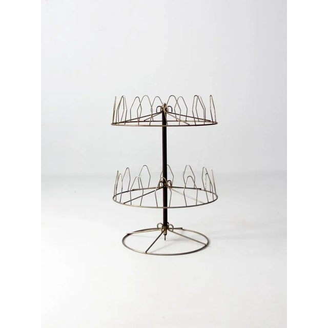 Metal Mid Century Shoe Tree Rack Display For Sale - Image 7 of 7