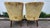 Goldenrod Pair of Vintage Hollywood Regency Shell Back Slipper Chairs, 1940s Style For Sale - Image 8 of 18