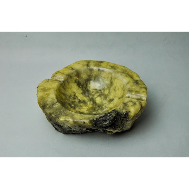 1970s Yellow Alabaster Ashtray attributed to Romano Bianchi, Italy, 1970s For Sale - Image 5 of 7
