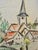 Original watercolor on paper by Henry Emil Salloch, also known as Heinz Emil Salloch, the German-born American artist and...