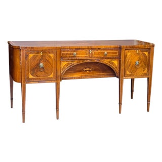 Late 18th Century English George III Inlaid Mahogany Sideboard For Sale