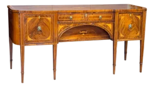 Late 18th Century English George III Inlaid Mahogany Sideboard