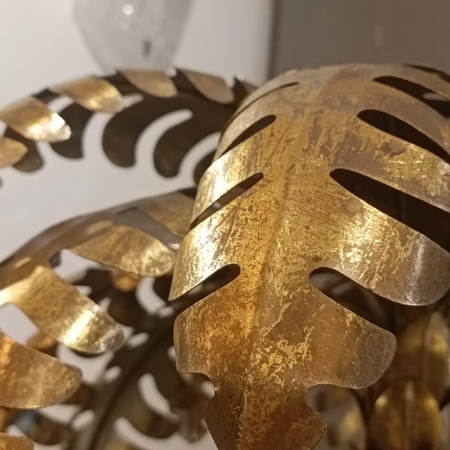 Mid-Century Modern Palm Tree Lamp from Maison Jansen, 1960s For Sale - Image 3 of 6